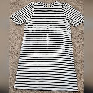 DownEast Black &White Striped Dress